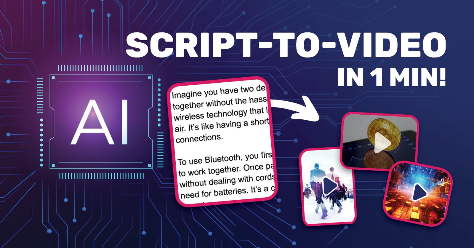script-to-video with AI